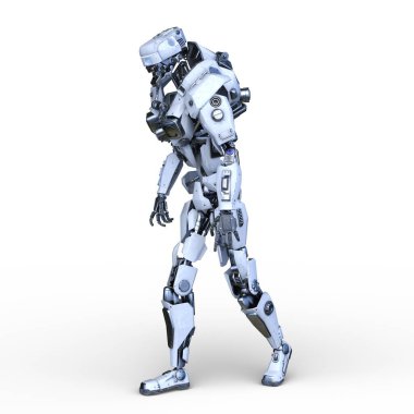 Bir robotun 3D canlandırması