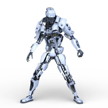 Bir robotun 3D canlandırması