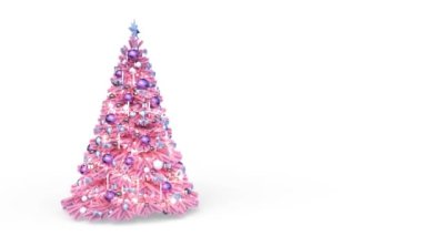 Bir Noel ağacının 3D canlandırması
