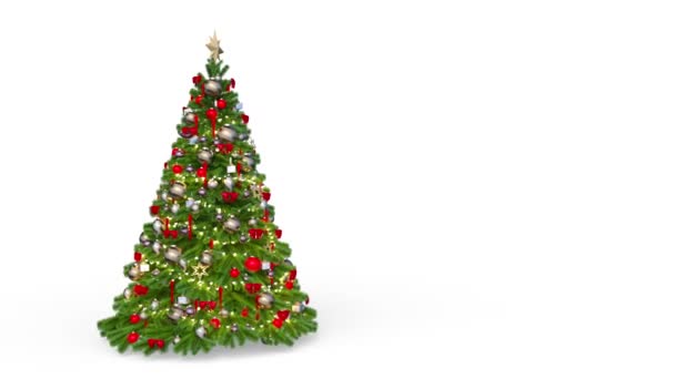 Rendering Albero Natale — Video Stock