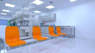 Laboratuvarın 3B görüntülemesi