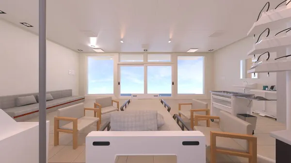 stock image 3D rendering of the hospital room