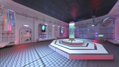 Laboratuvarın 3B görüntülemesi