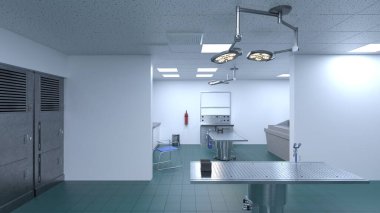 Diseksiyon odasının 3 boyutlu görüntülemesi