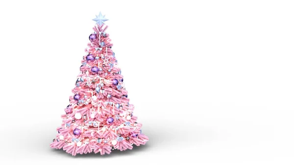 Rendering Albero Natale — Foto Stock