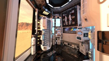 Gezegen sondasının 3 boyutlu görüntülemesi