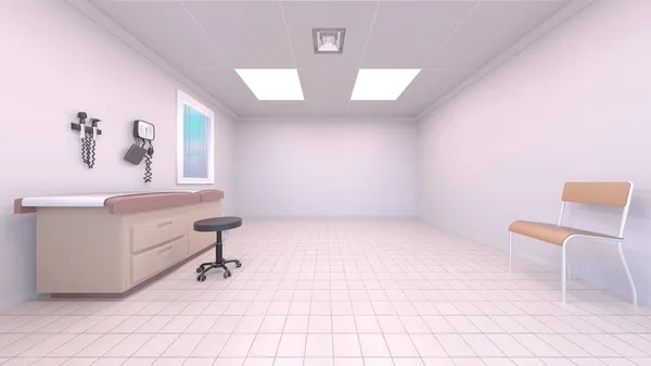 Rendering Examination Room — Stock Photo, Image