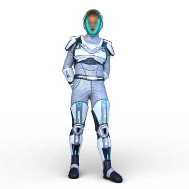 Bir siber adamın 3 boyutlu canlandırması