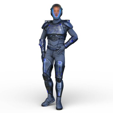 Bir siber adamın 3 boyutlu canlandırması