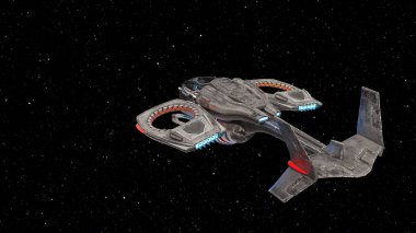 Bir uzay aracının 3B görüntülemesi 