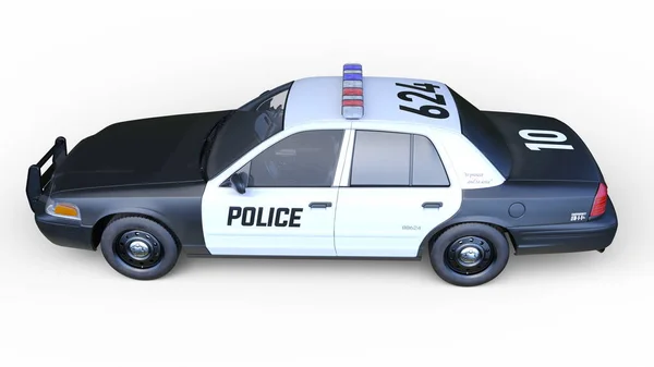 Prestação Carro Polícia — Fotografia de Stock