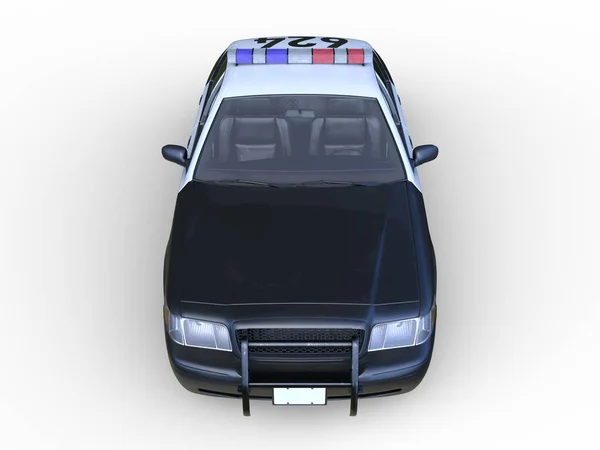 Візуалізація Поліцейського Автомобіля — стокове фото