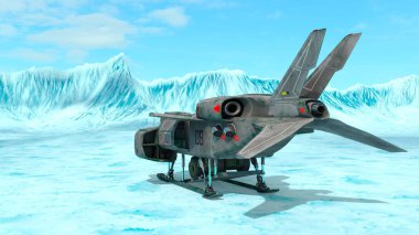 Bir uzay gemisinin 3D görüntülemesi