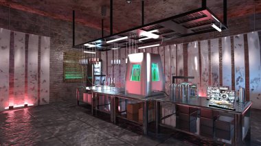 Araştırma kurumunun 3B sunumu