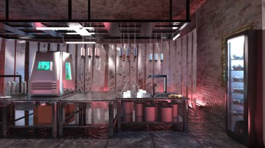 Araştırma kurumunun 3B sunumu