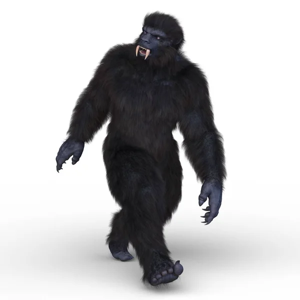 Mallinnus Hirviö Gorilla — kuvapankkivalokuva