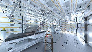 Ameliyathanenin 3 boyutlu görüntülemesi