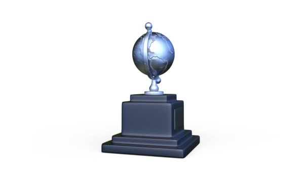 Representación Trofeo Global — Vídeo de stock