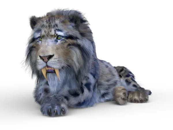 Renderowanie Smilodon — Zdjęcie stockowe