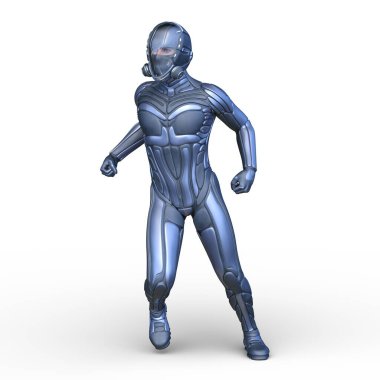 Bir siber adamın 3 boyutlu canlandırması