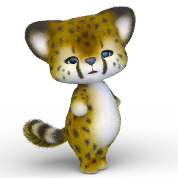 Rendering Cheetah — Stock Photo, Image