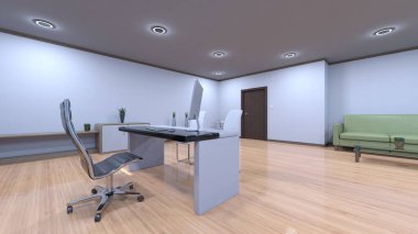 Muayene odasının 3 boyutlu canlandırması