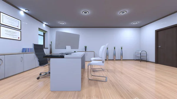 Rendering Examination Room — Stock Photo, Image