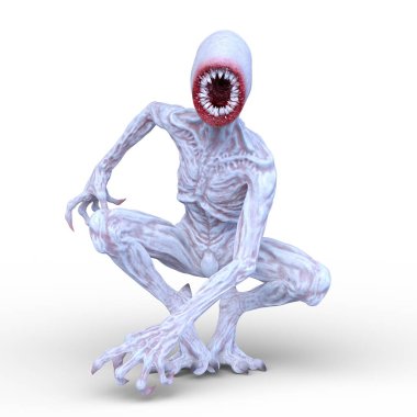 Ölümsüz bir canavarın 3 boyutlu canlandırması