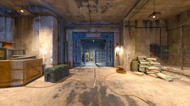 Yeraltı şantiyesinin 3 boyutlu görüntülemesi