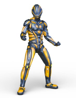 Bir siber adamın 3 boyutlu canlandırması