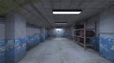 3D rendering of the work passage