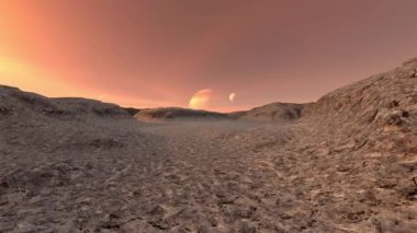 Gezegen yüzeyinin 3B görüntülemesi