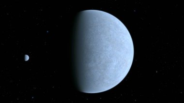 Uzay gezegeninin 3 boyutlu görüntülemesi