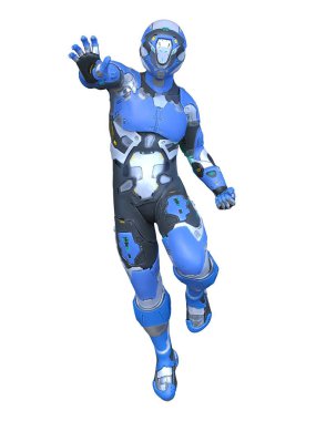 Bir siber adamın 3 boyutlu canlandırması