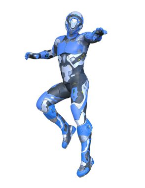 Bir siber adamın 3 boyutlu canlandırması