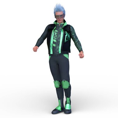 Bir siber adamın 3 boyutlu canlandırması