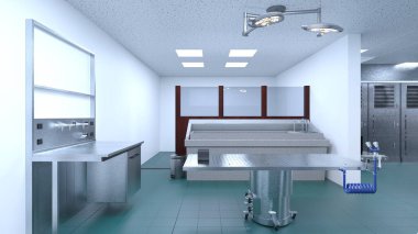 Diseksiyon odasının 3 boyutlu görüntülemesi