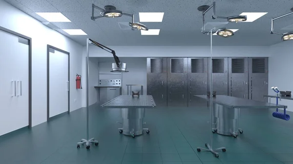 解剖室の3Dレンダリング — ストック写真