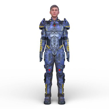 Bir siber adamın 3 boyutlu canlandırması