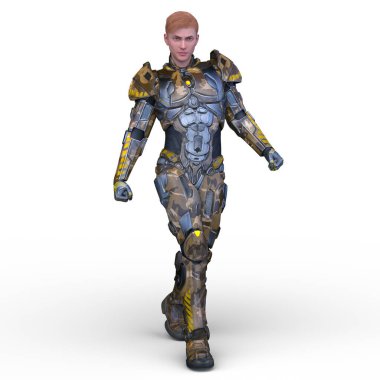 Bir siber adamın 3 boyutlu canlandırması