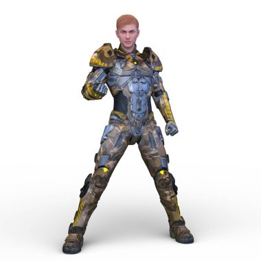 Bir siber adamın 3 boyutlu canlandırması