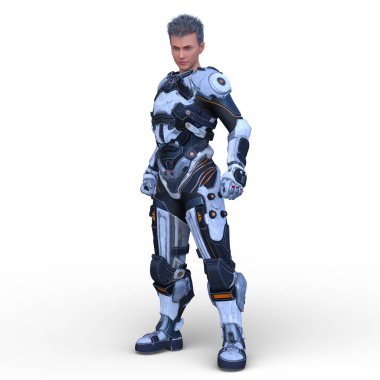 Bir siber adamın 3 boyutlu canlandırması