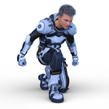 Bir siber adamın 3 boyutlu canlandırması