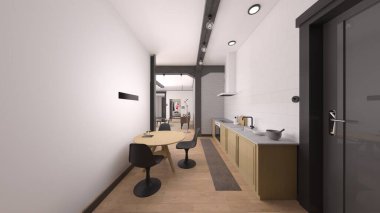 Dar stüdyonun 3 boyutlu canlandırması