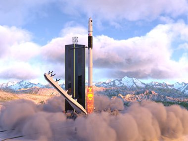 Roketin 3B görüntülemesi