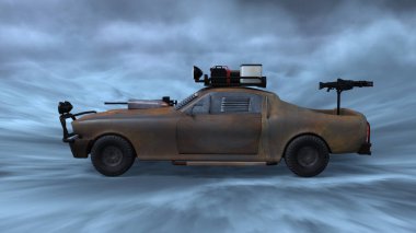 Zırhlı aracın 3D görüntülemesi