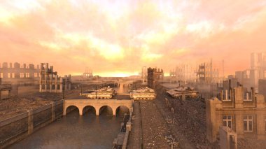 Savaş alanının 3 boyutlu canlandırması