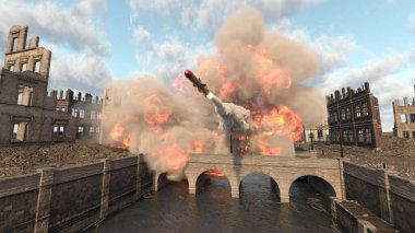 Savaş alanının 3 boyutlu canlandırması