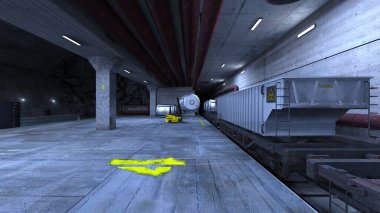 Yeraltı depolama tesisinin 3 boyutlu görüntülemesi