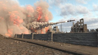 Savaş alanının 3 boyutlu canlandırması